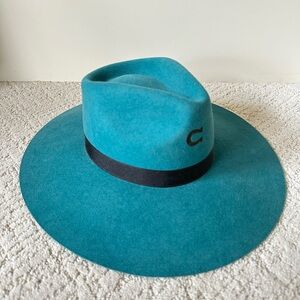 Charlie 1 Horse Teal Women’s Highway Wool Western Cowgirl Fashion Fat (Small)